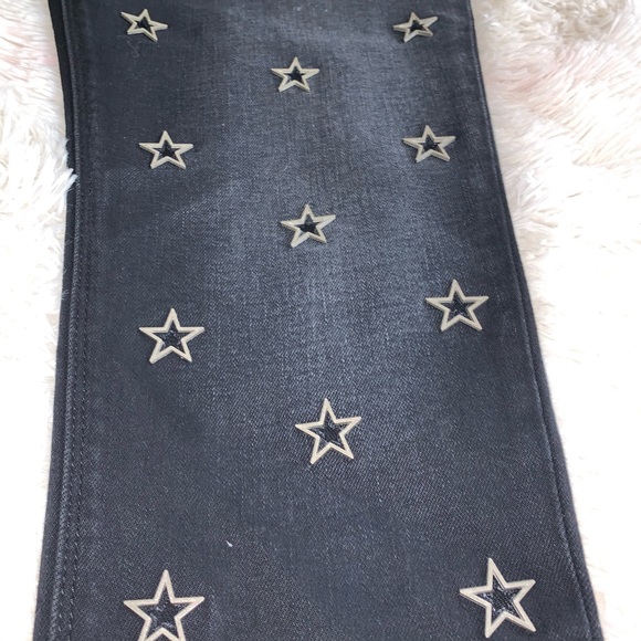 HUDSON Jeans Riley Crop Relaxed Star Grommet Sz 29 - Picture 7 of 12